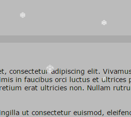 Snow Falling Effect For Blogger