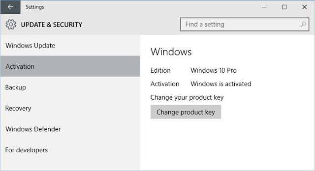 Windows 10 product key
