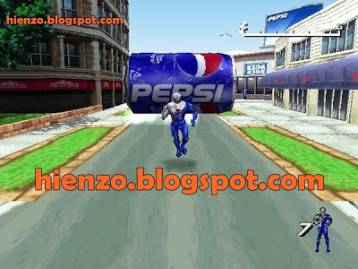 Pepsiman PS1 Gameplay
