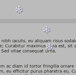 Snow Falling Effect For Blogger
