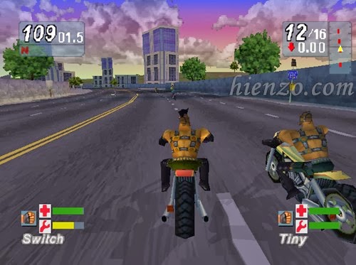 Road Rash Jailbreak PS1 Gameplay